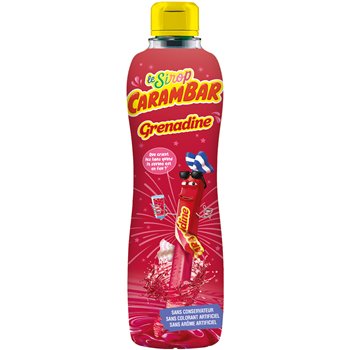 Sirop de grenadine CARAMBAR - 75 cl