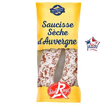 NOS RÉGIONS ONT DU TALENT Auvergne Trockenwurst – 300g
