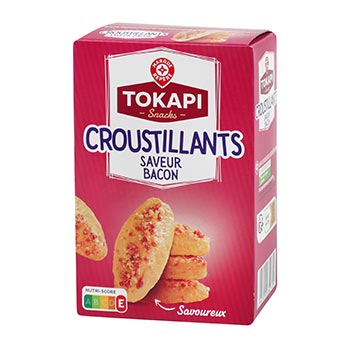 MARQUE REPÈRE Biscuits Croustillants Bacon - 85g