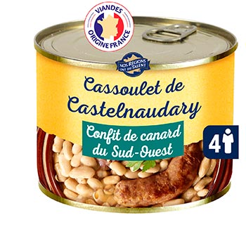 NOS RÉGIONS ONT DU TALENT Cassoulet de Castelnaudary 1680g