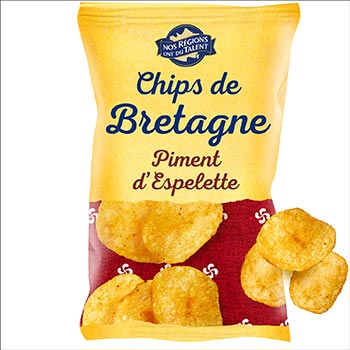 Chips au piment d'Espelette NOS RÉGIONS ONT DU TALENT – 125g