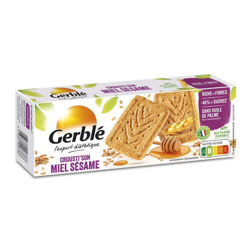 Biscoito Crocante de Gergelim e Mel GERBLE 200g
