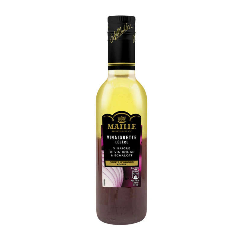 MAILLE Light Vinaigrette with Red Wine Vinegar, Shallot & Red Onion – 360ml
