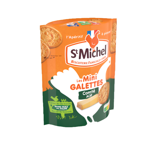 ST MICHEL Mini Galettes with Comté AOP 100g
