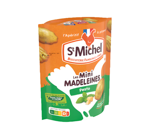 Mini Madeleines au pesto ST MICHEL 100g