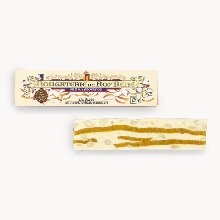 Nougat branco Le Roy René com calisson 120g