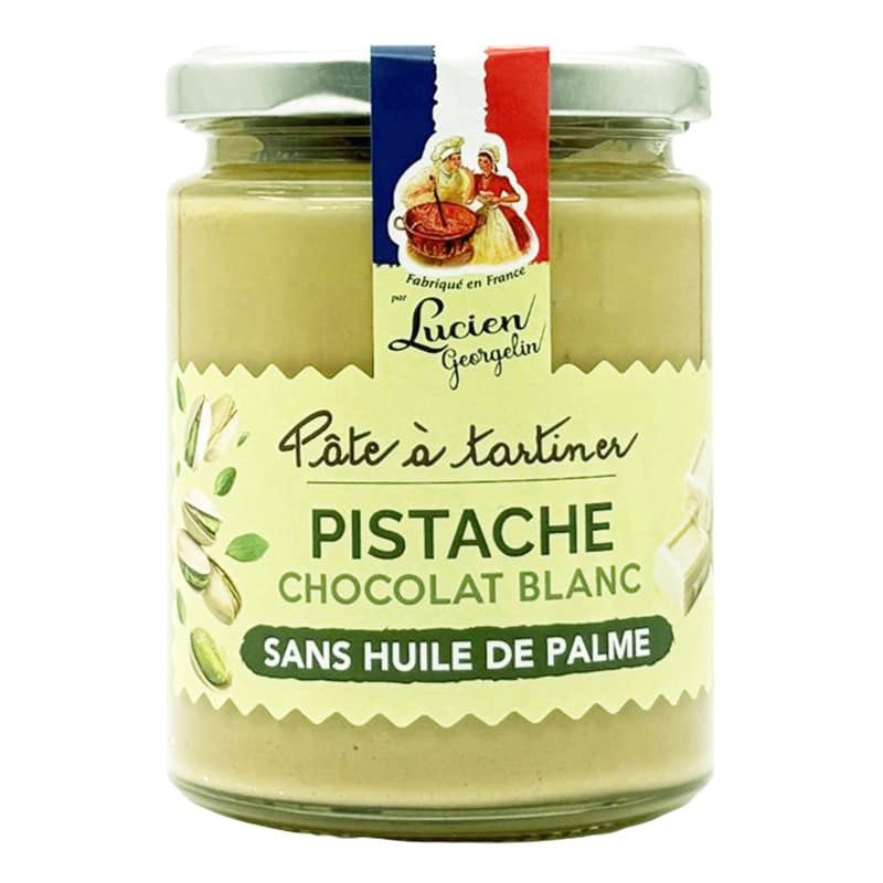 LUCIEN GEORGELIN Pistazien- und weiße Schokolade-Aufstrich – 330g