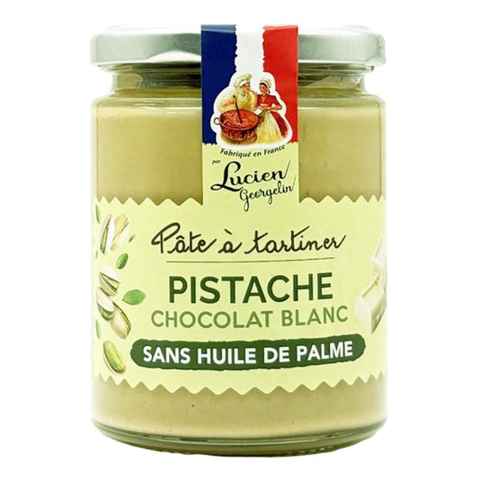LUCIEN GEORGELIN Pâte à tartiner Pistache et Chocolat Blanc - 330g