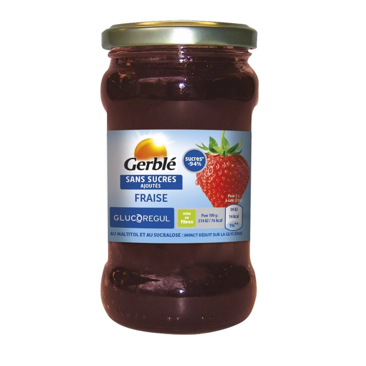 GERBLE Sugar-Free Strawberry Jam 320g
