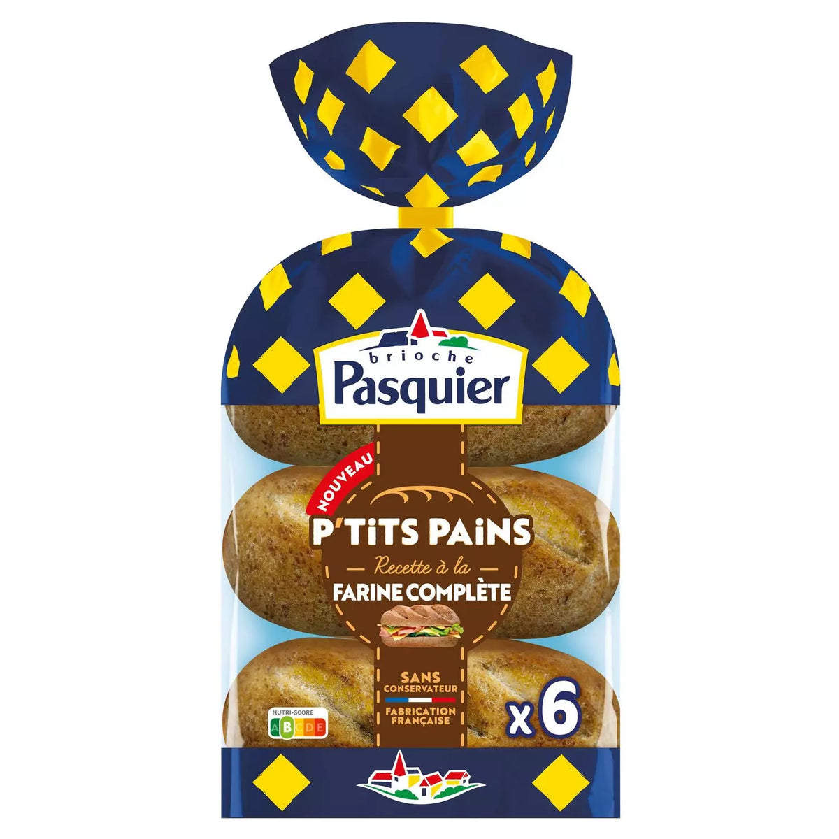 PASQUIER Mini Whole Wheat Rolls 270g*