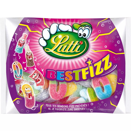 LUTTI Bestfizz Brause-Süßigkeit Scharf 350g