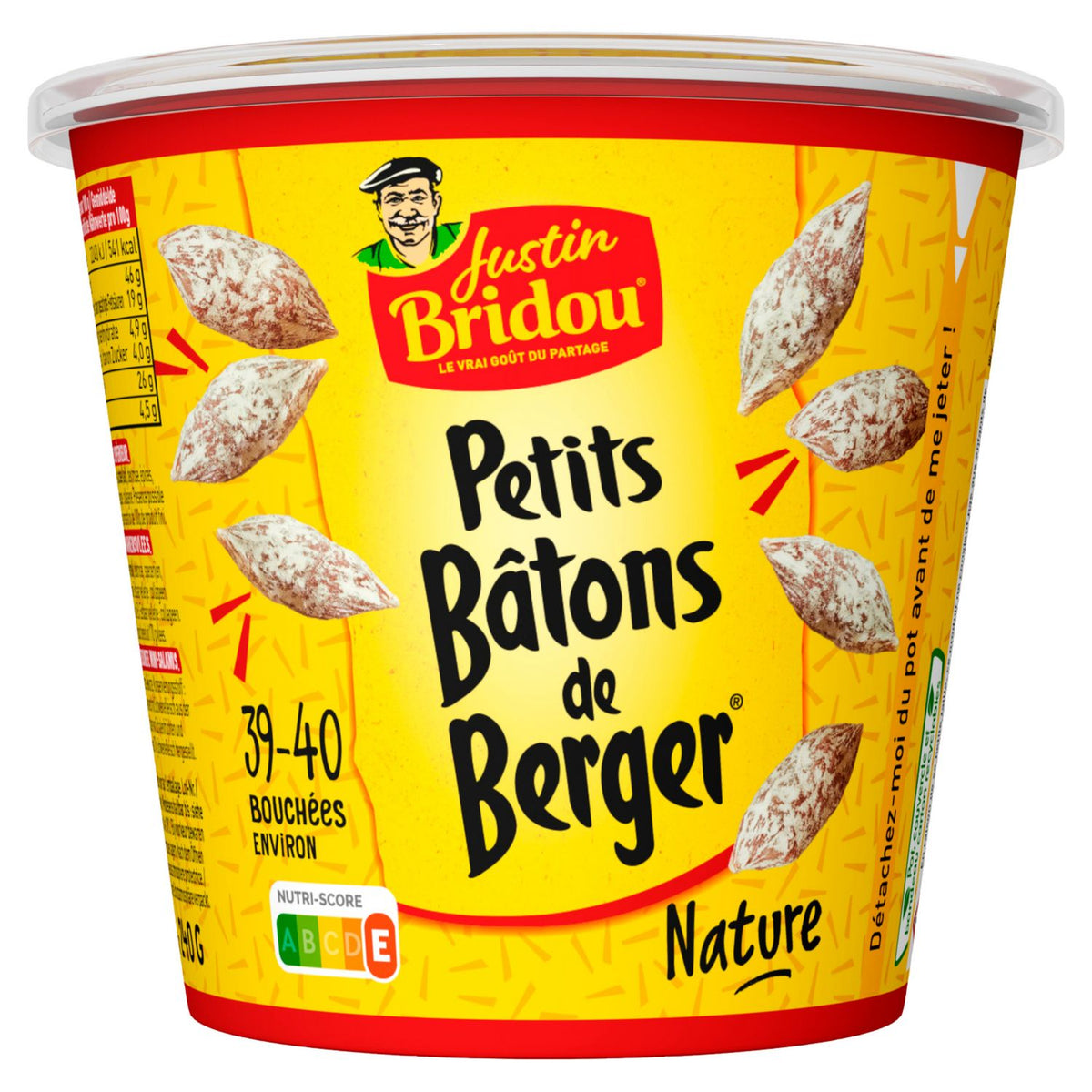 JUSTIN BRIDOU Petits Bâton de Berger 240g – 40 bites