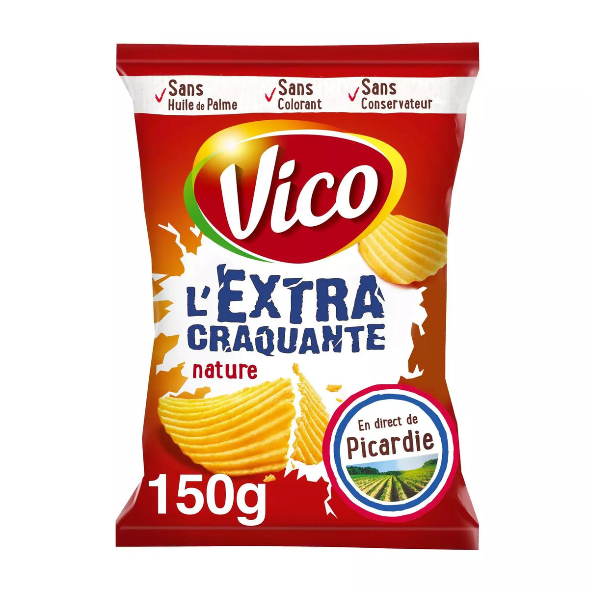 Frites extra croustillantes striées VICO 135 g