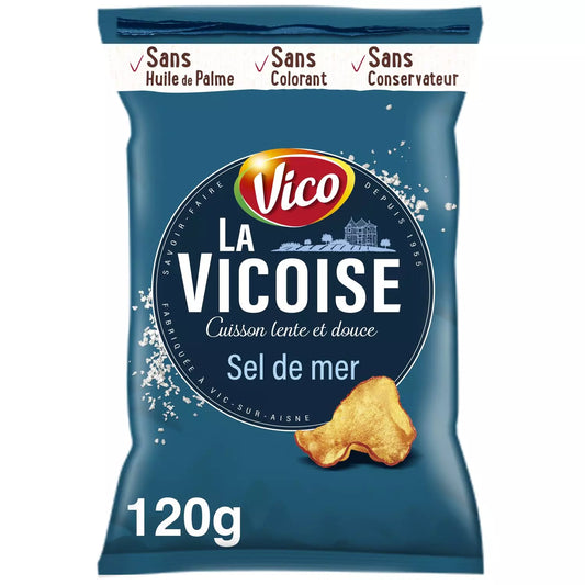 VICO La Vicoise Chips au Sel Marin 120g