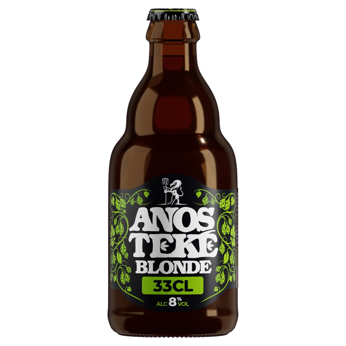 Cerveza rubia artesanal de Flandes ANOSTEKE 8% 330ml