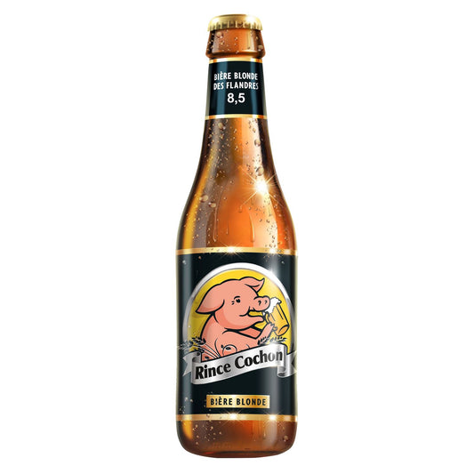 Cerveza rubia RINCE COCHON 8,5% 330ml