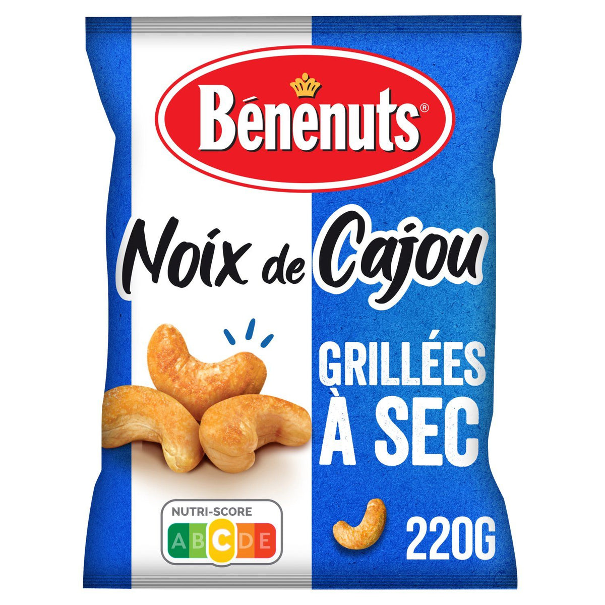 BÉNÉNUTS Geröstete Cashewkerne 220g