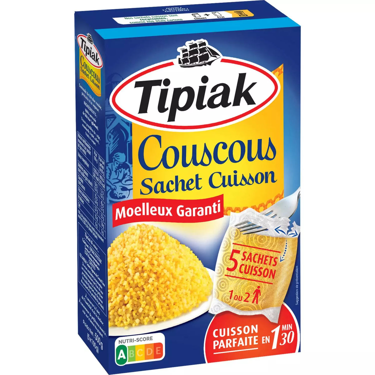 TIPIAK Kochbeutel-Couscous (5x100g) 500g