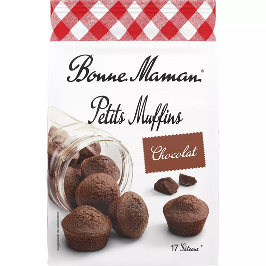 BONNE MAMAN Magdalenas Pequeñas de Chocolate 235 g