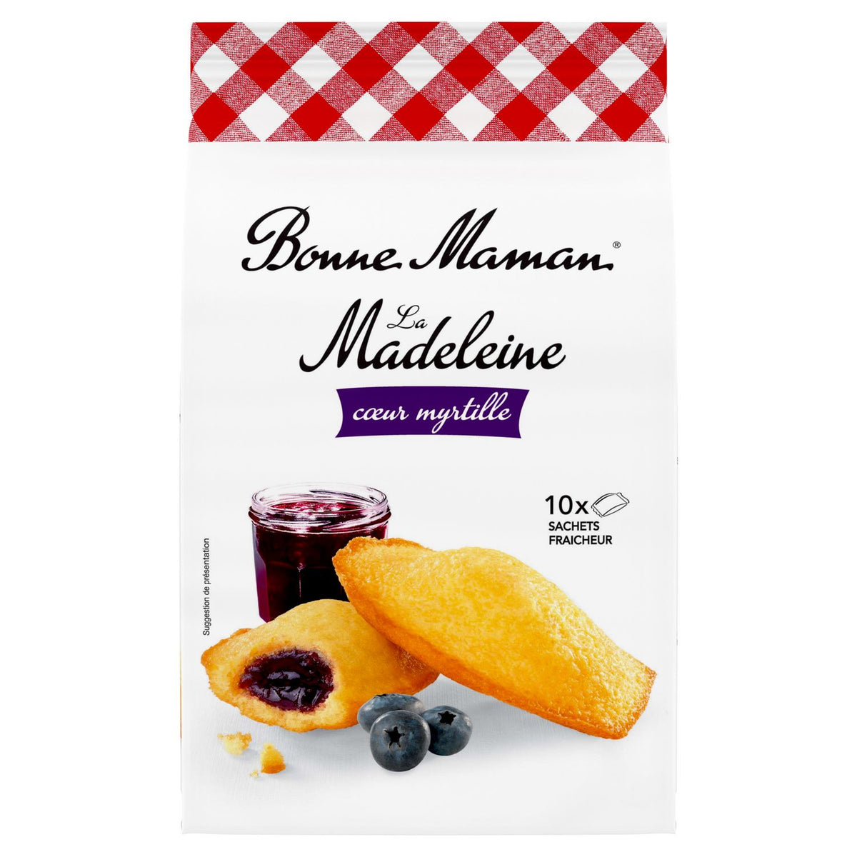 BONNE MAMAN Blueberry-Filled Madeleines 300g*