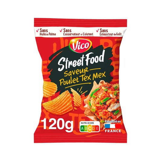 Chips VICO Street Food – Saveur Poulet Tex Mex 120g