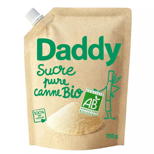 Sucre de canne bio DADDY 750g