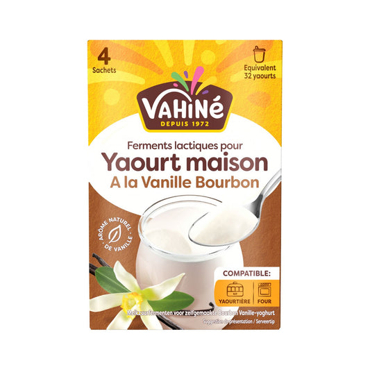 Fermento para yogur VAHINE con vainilla Bourbon 20g – Mezcla para yogur casero