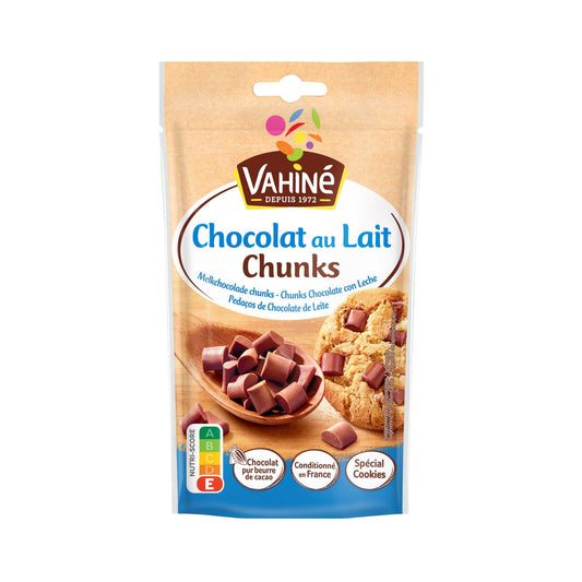 VAHINE Milchschokolade-Stückchen 100g – Für Muffins & Brownies