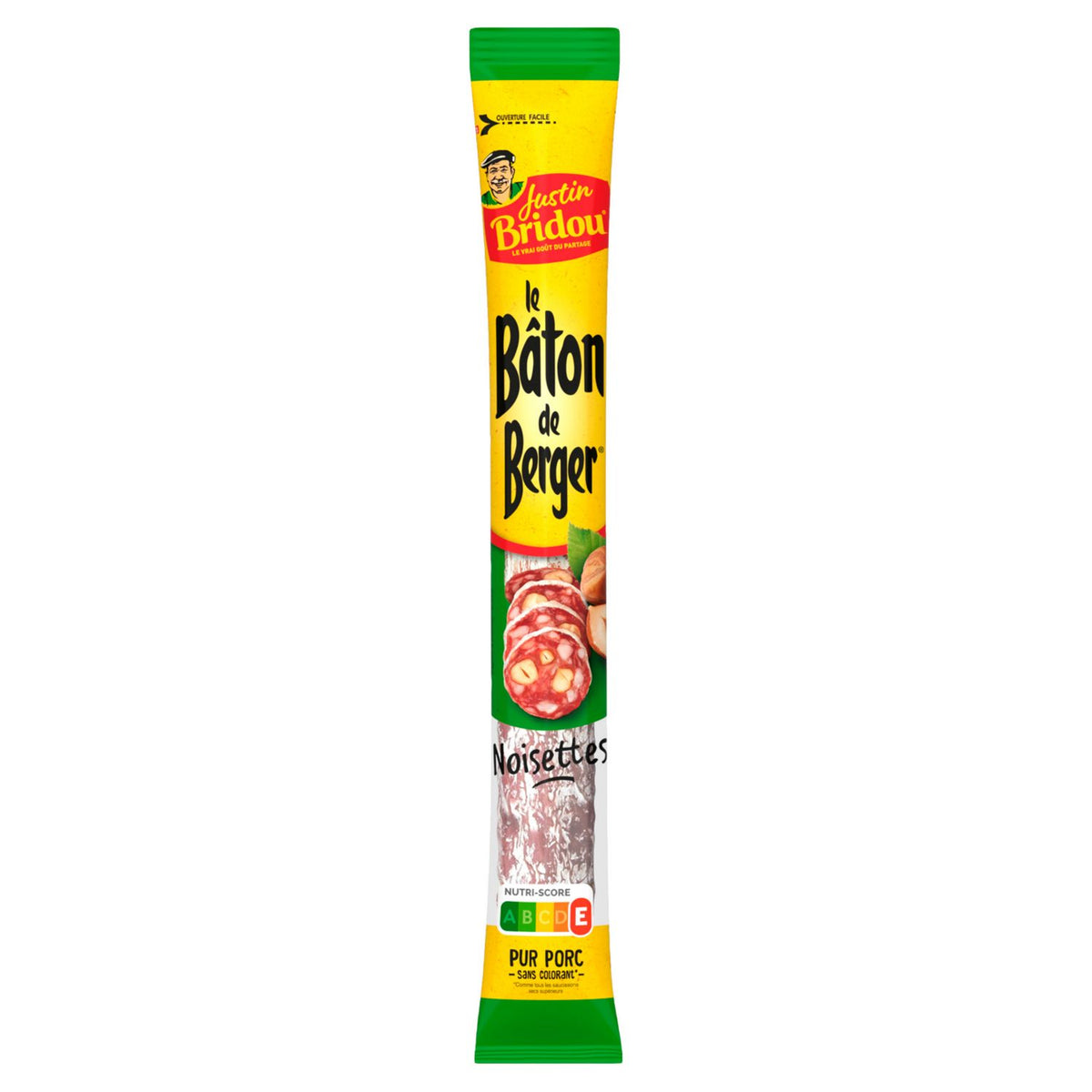 JUSTIN BRIDOU Bâton de Berger Hazelnut Dry Sausage 250g