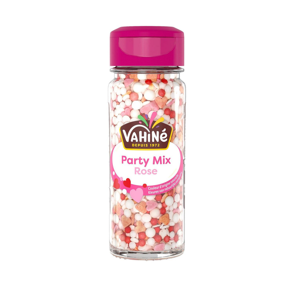 VAHINE Party Mix Pink 55g – Dekorative Streusel zum Backen