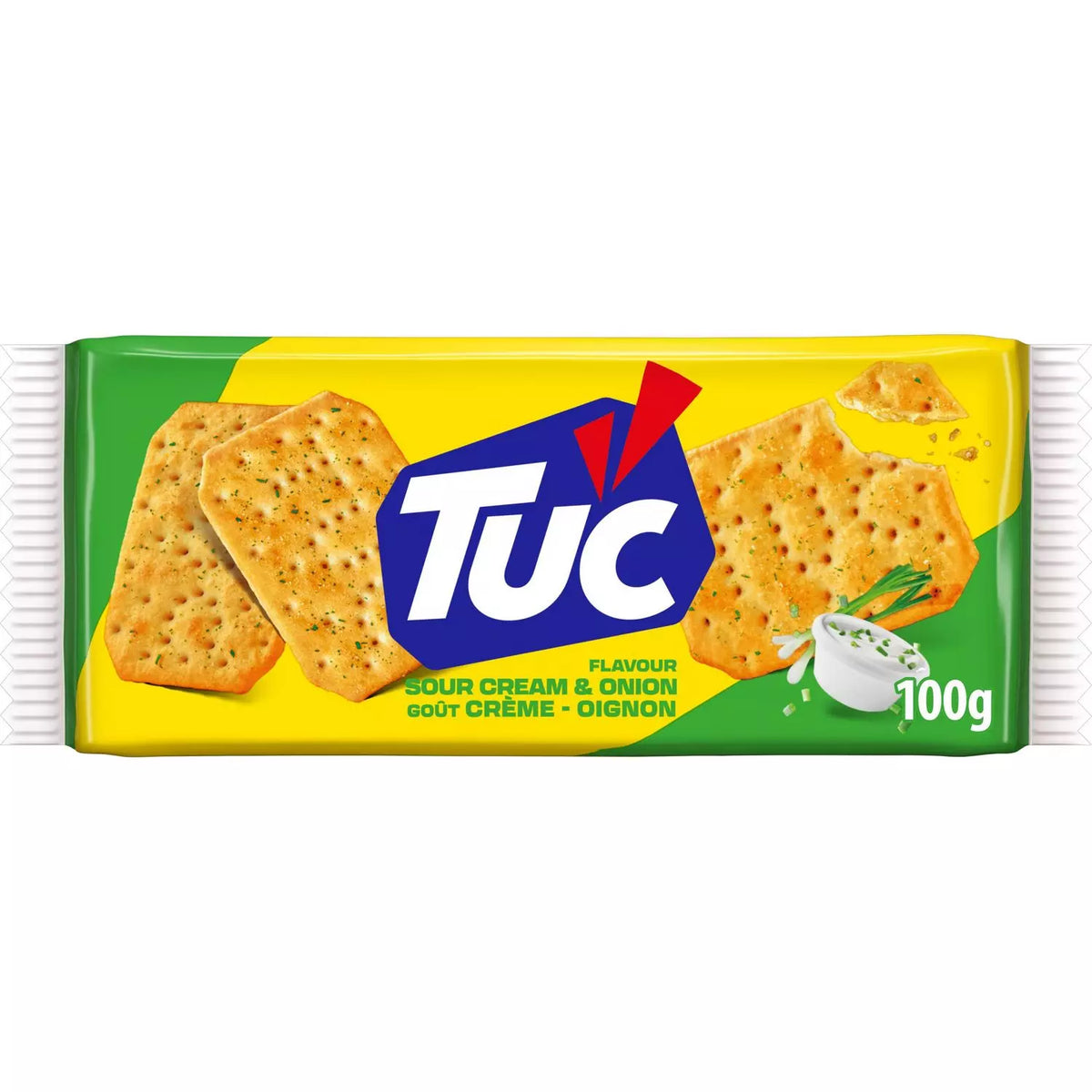 LU Tuc Cracker Sour Cream & Onion Geschmack 100g